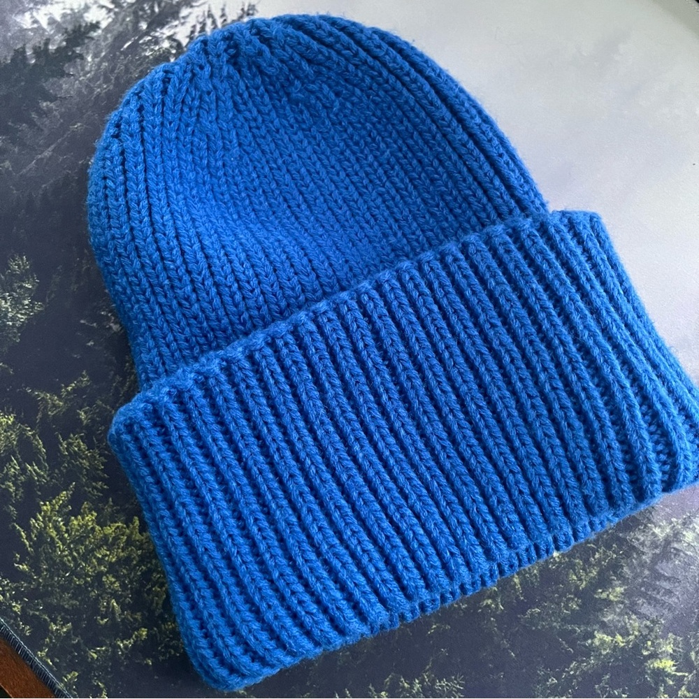 Dressed in Lala Grunge Chic Beanie ROYAL BLUE